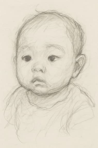色で迷っていた水彩画 の元の作品